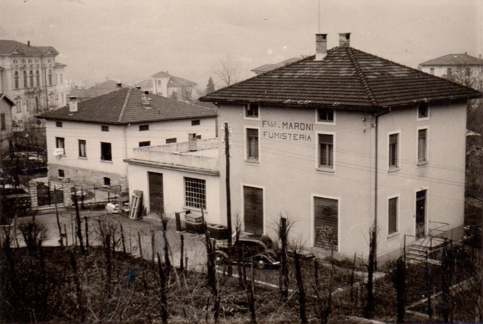 La storica sede in via Praella, anno:1946